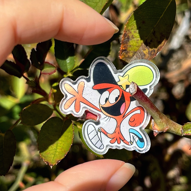 team wahoo Pin for Sale by robinauts