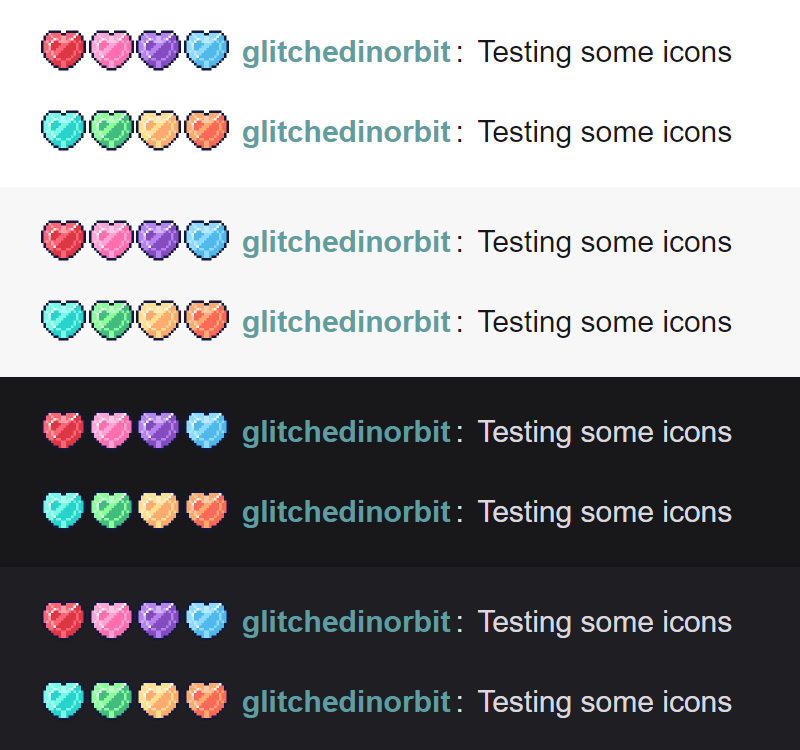 Pixel Heart Twitch Badges - glitchedinorbit's Ko-fi Shop - Ko-fi