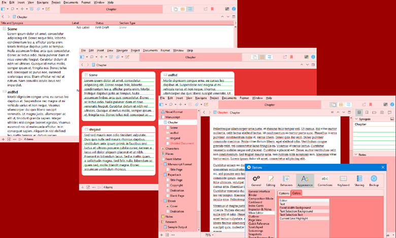 loading themes in scrivener 3 for windows
