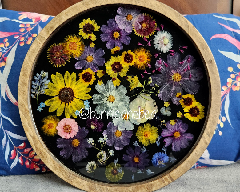 Preserving Flowers in Resin