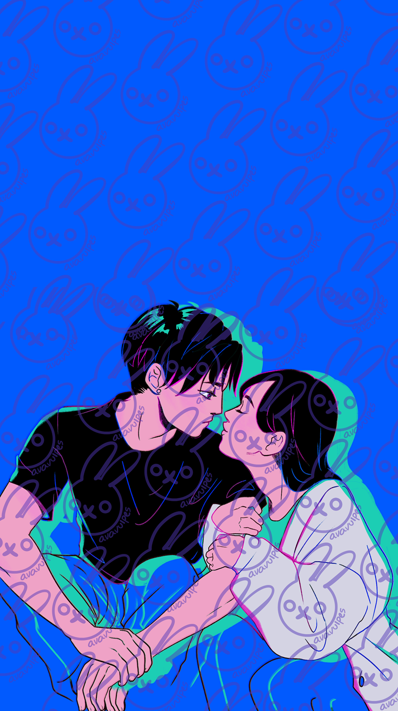 Free Wallpapers: Anime Couple Kiss