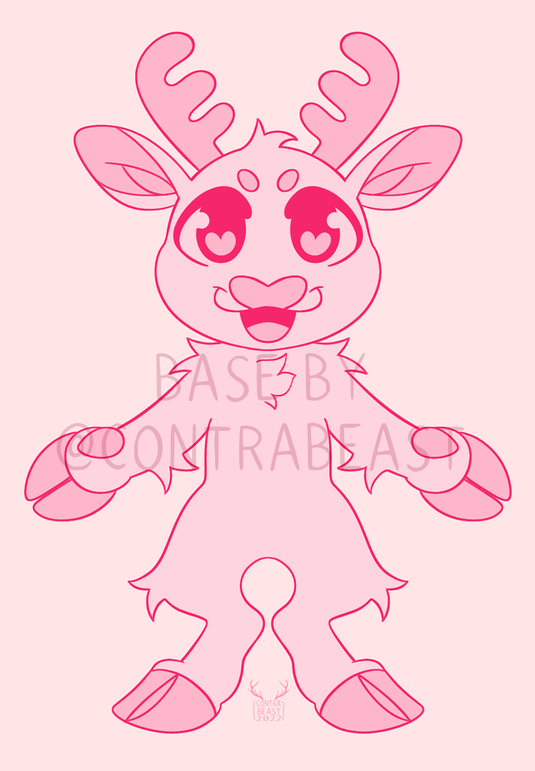 Mini Anthro Deer Base - Danny's Ko-fi Shop - Ko-fi ️ Where creators get ...