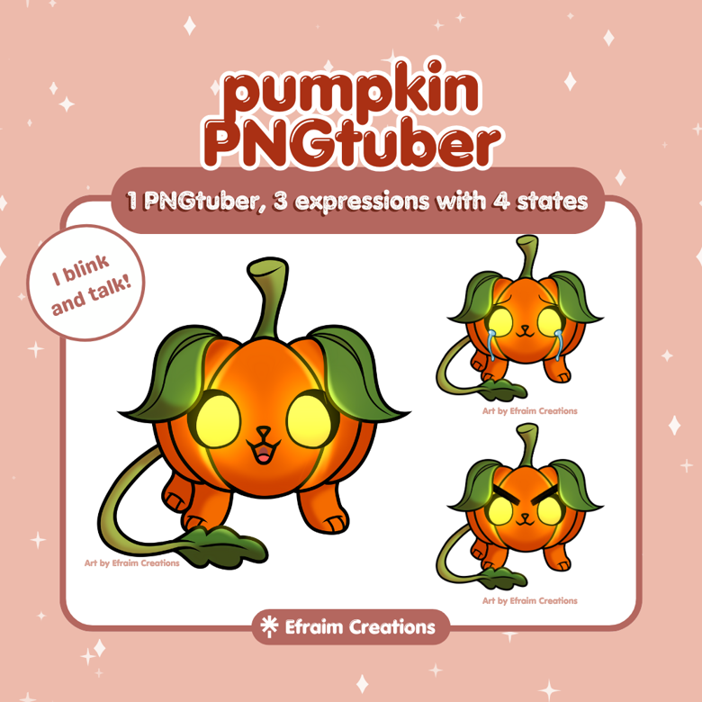 Puppy Pumpkin PNGtuber - Efraim Creations's Base Edits's Ko-fi Shop ...