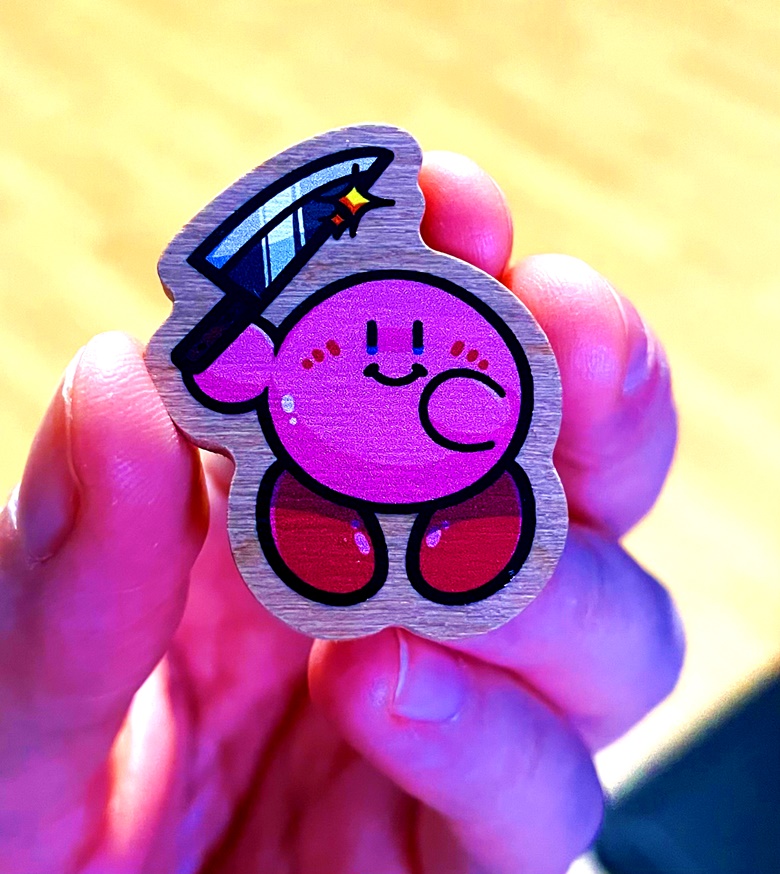 Kirby With A Knife Pin – Shut Up And Take My Yen