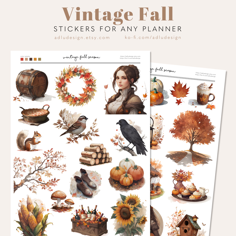 Fall Breeze Digital Planner Stickers, Journaling Stickers for Goodnotes,  Pre-cropped digital stickers, Autumn - MioraStudio-Digital Planners &  Stickers's Ko-fi Shop - Ko-fi ❤️ Where creators get support from fans  through donations, memberships