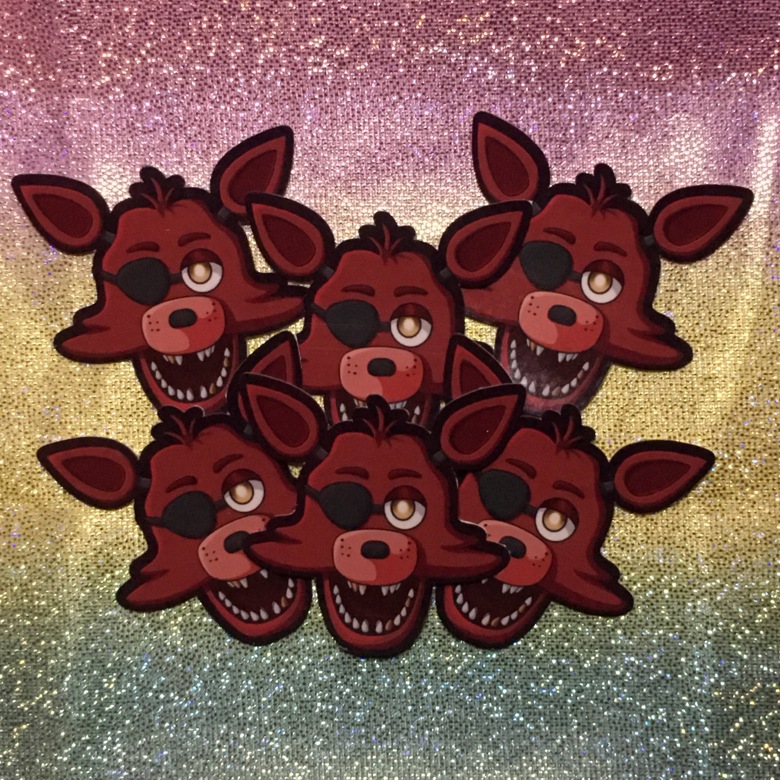 FNAF Foxy Head – PinkyPrintsCo
