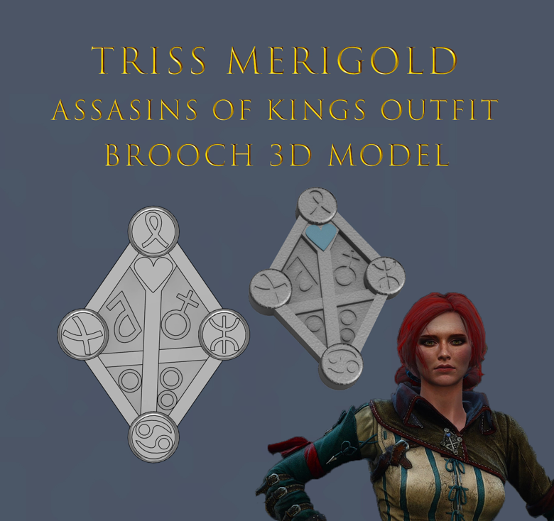 Triss Witcher 2 sewing pattern - Lizhen's Ko-fi Shop - Ko-fi ️ Where ...