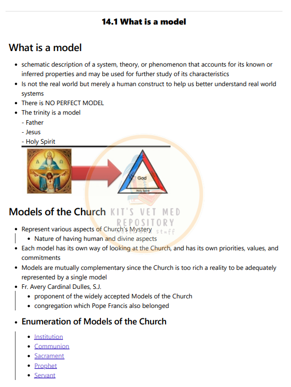 book review model of the church