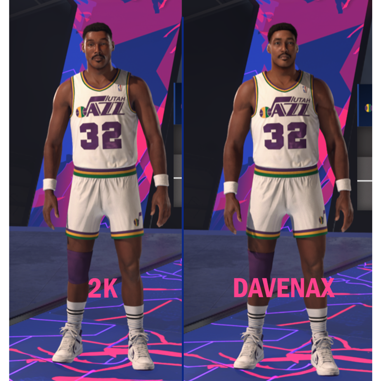Karl Malone Cyberface for NBA 2K25 - DaveNax's Ko-fi Shop