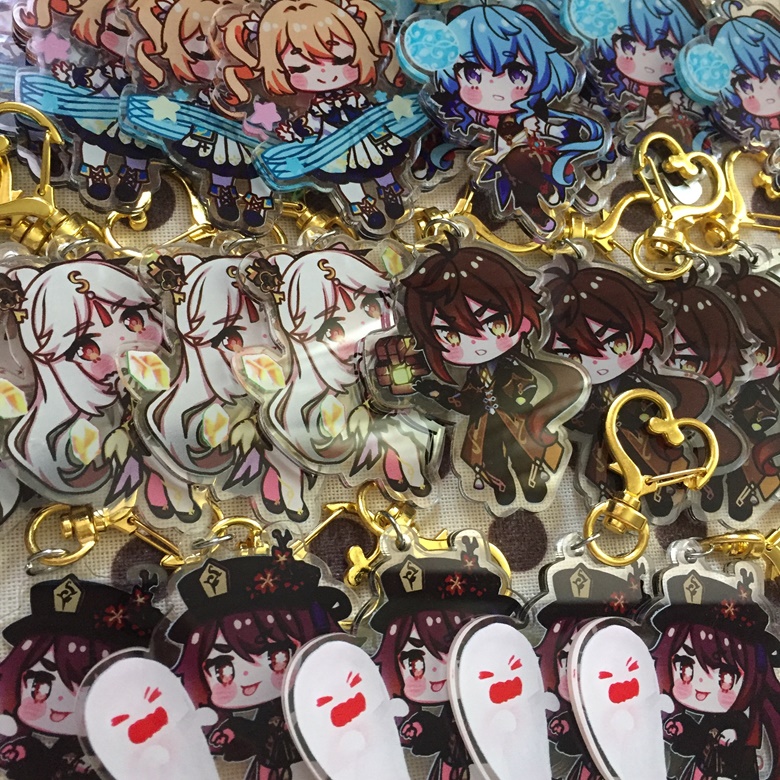 genshin acrylic charms