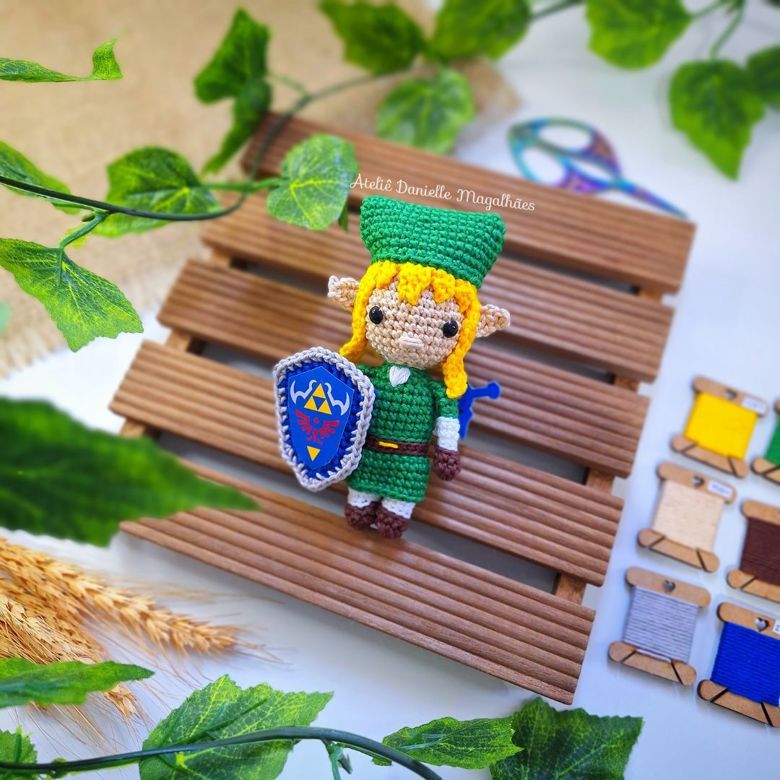 Link (The legend of Zelda) Amigurumi Pattern Ateliê Danielle