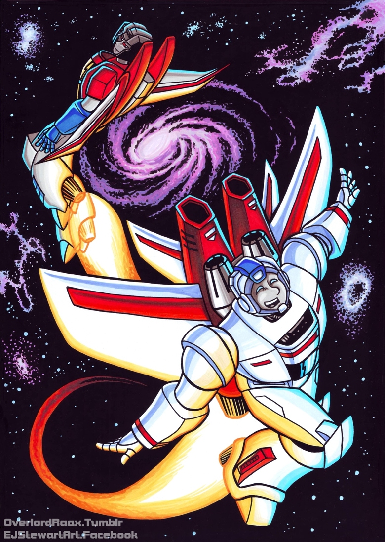 Skyfire & Starscream A4 Print - Raax's Ko-fi Shop - Ko-fi ️ Where ...