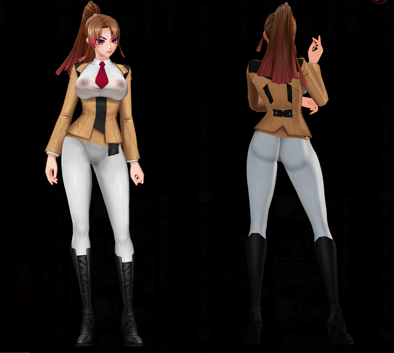 action taimanin outfits