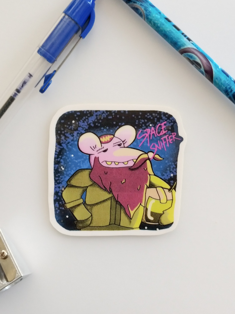 Space Sniffer Sticker - Majestic Ram's Ko-fi Shop - Ko-fi ️ Where ...