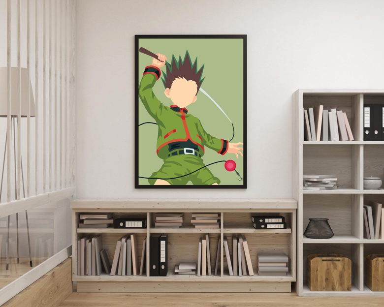 Gon Freecss Minimalist Poster - GmDesignartsGR's Ko-fi Shop - Ko-fi ️ ...