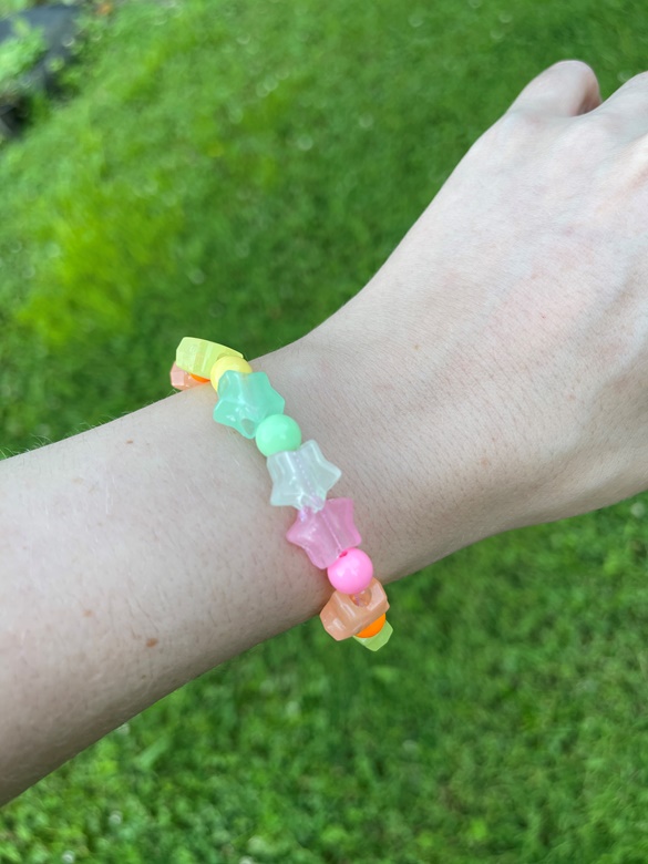 5 Kandi Single Bracelet-now Sized for Upper Arms-w/5 Different