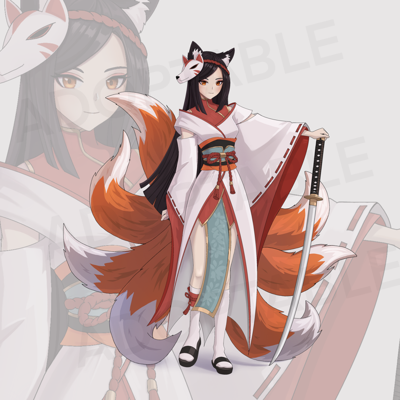 kitsune - Lara melo art's Ko-fi Shop - Ko-fi ️ Where creators get ...