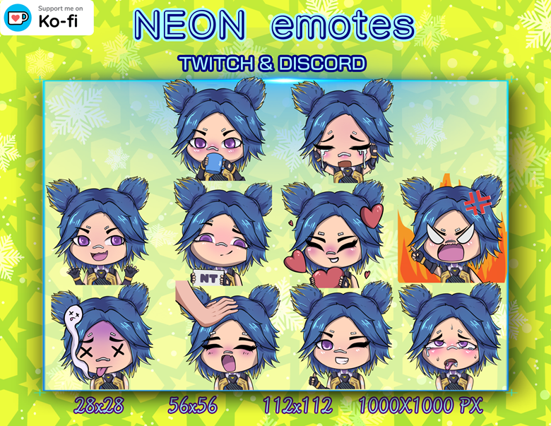 VALORANT NEON EMOTES - BUYUNG CUSTOM EMOTES's Ko-fi Shop - Ko-fi ️ ...