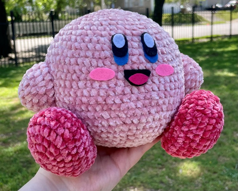 made-to-order] Kirby Plush - KT Crochets's Ko-fi Shop - Ko-fi ❤️ Where  creators get support from fans through donations, memberships, shop sales  and more! The original 'Buy Me a Coffee' Page.