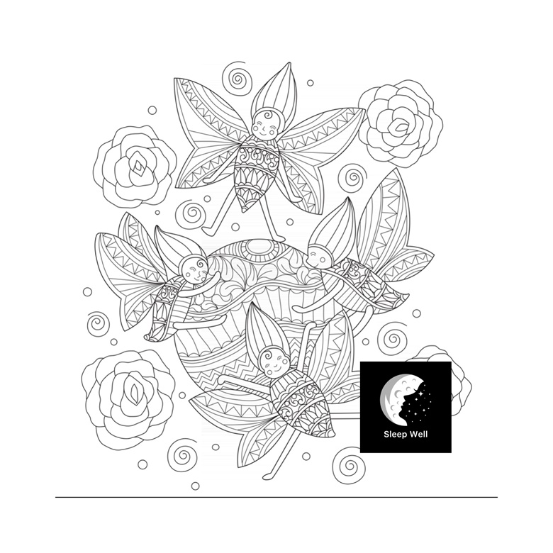 Butterflies Easy Adult Coloring Book