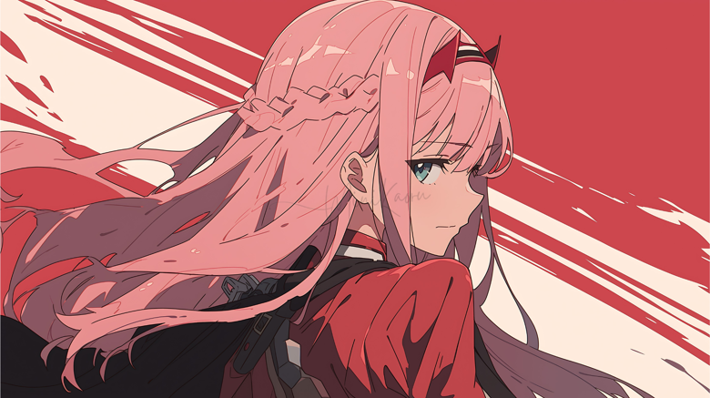 Anime DARLING in the FRANXX Zero Two Wallpaper - Minikaoru's Ko-fi ...