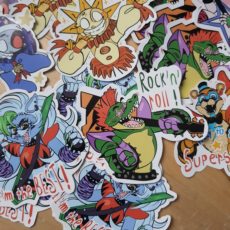 FNAF Security Breach Stickers Five Nights at Freddy's Stickers