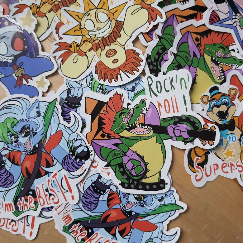 Fnaf Nightmare Animatronics Stickers for Sale