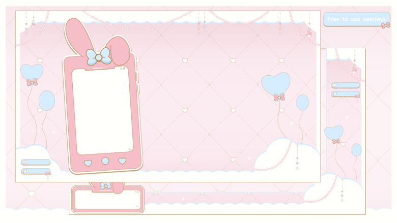 [FREE] MY MELODY & KUROMI OVERLAY SET - CherryKozue 's Ko-fi Shop - Ko ...