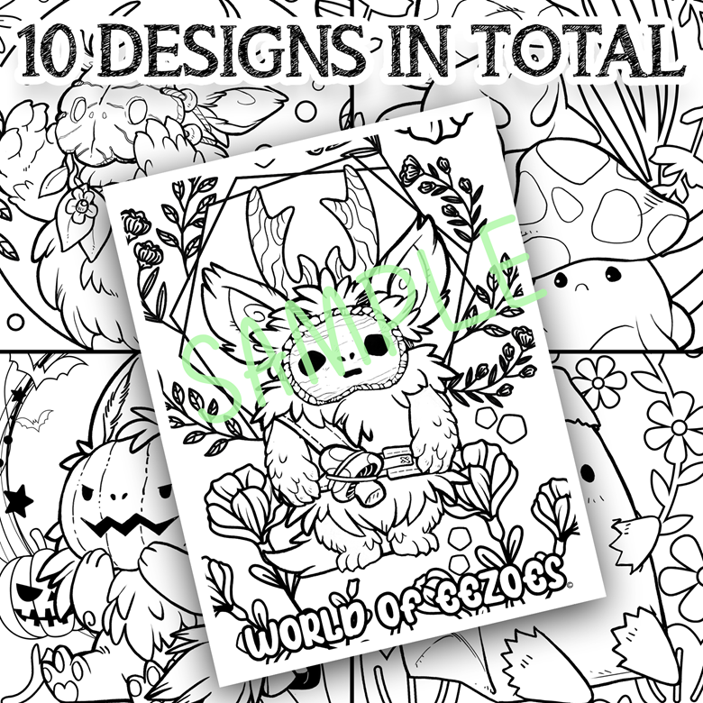 Printed Pokemon Colouring Sheets. Buy One & Get a Free Pack of