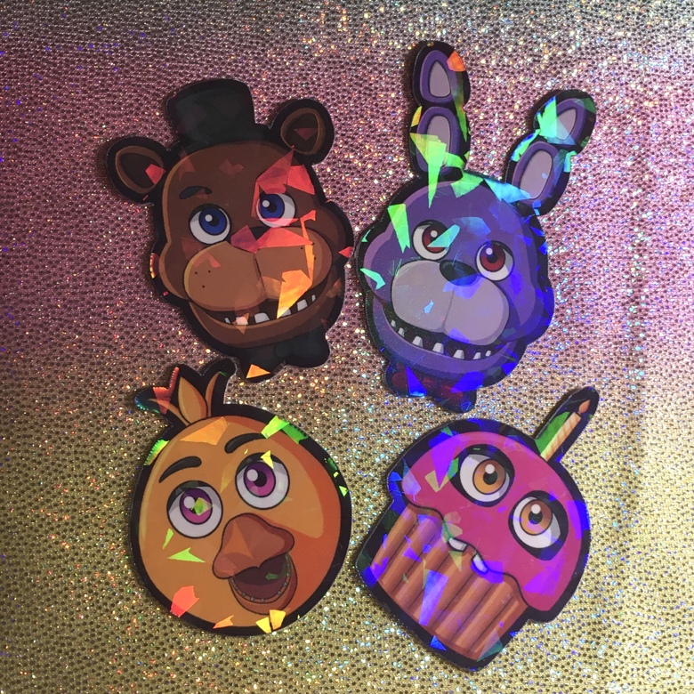 Fnaf6 Fnaf Sticker - Fnaf6 Fnaf Rockstar Freddy - Discover & Share