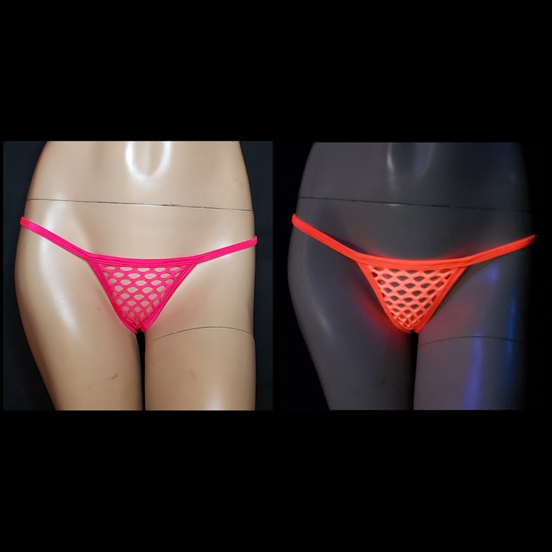 Women Low Rise Female Underwear G-string Neon Color Women Thong