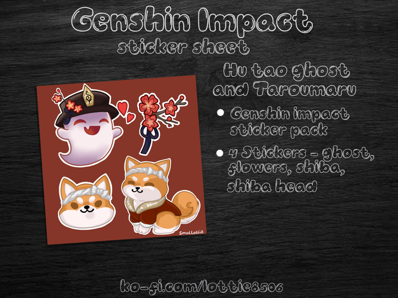 Genshin Impact | 4x6 Sticker Sheet