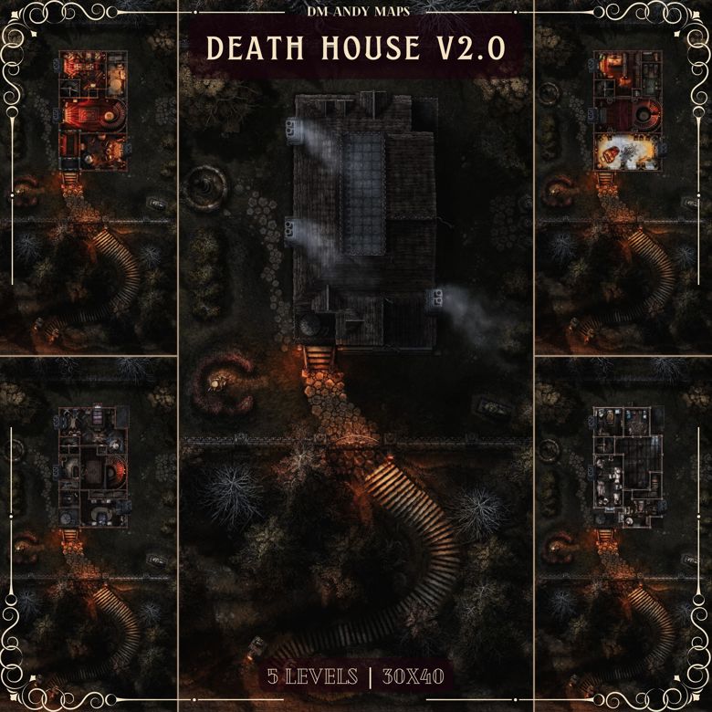 Curse Of Strahd Death House V2 0 By DM Andy Maps DM Andy Maps S   Bf7b2141 90ca 4361 Ae9c E84a90d0c96e Sneakpeek 