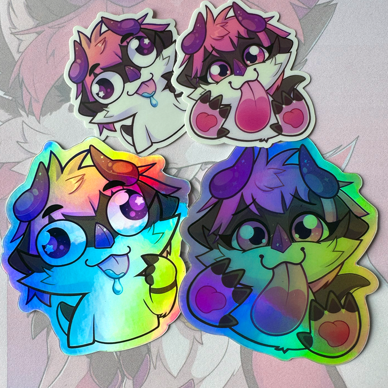 XL Emy Holo Sticker - SillyEmy's Ko-fi Shop - Ko-fi ️ Where creators ...