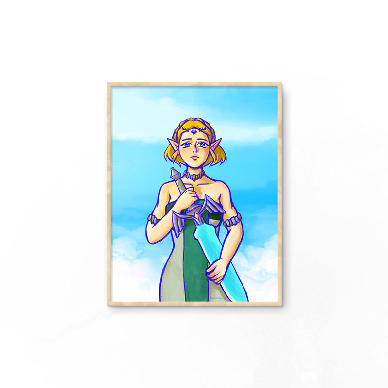 Link Portrait Fan Art Legend of Zelda: Tears of the Kingdom 