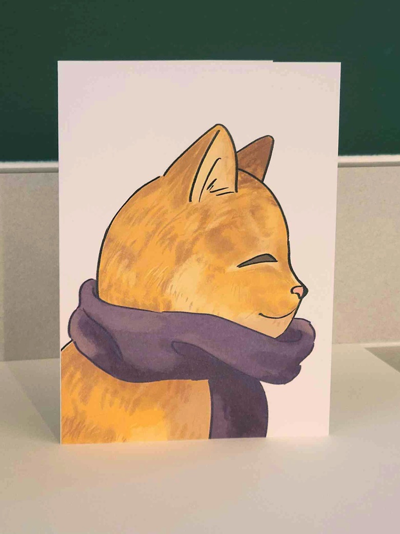 b-grade-scarf-holiday-cat-card-jamkats-s-ko-fi-shop-ko-fi-where