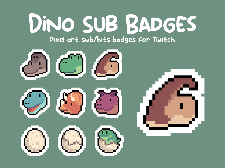 How I Create PIXEL ART Twitch Sub Badges 