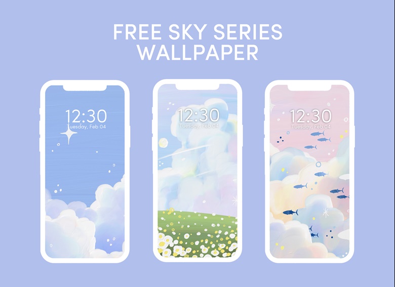 FREE PHONE AND IPAD WALLPAPER (Sky series) - Panda Yoong's Ko-fi Shop ...