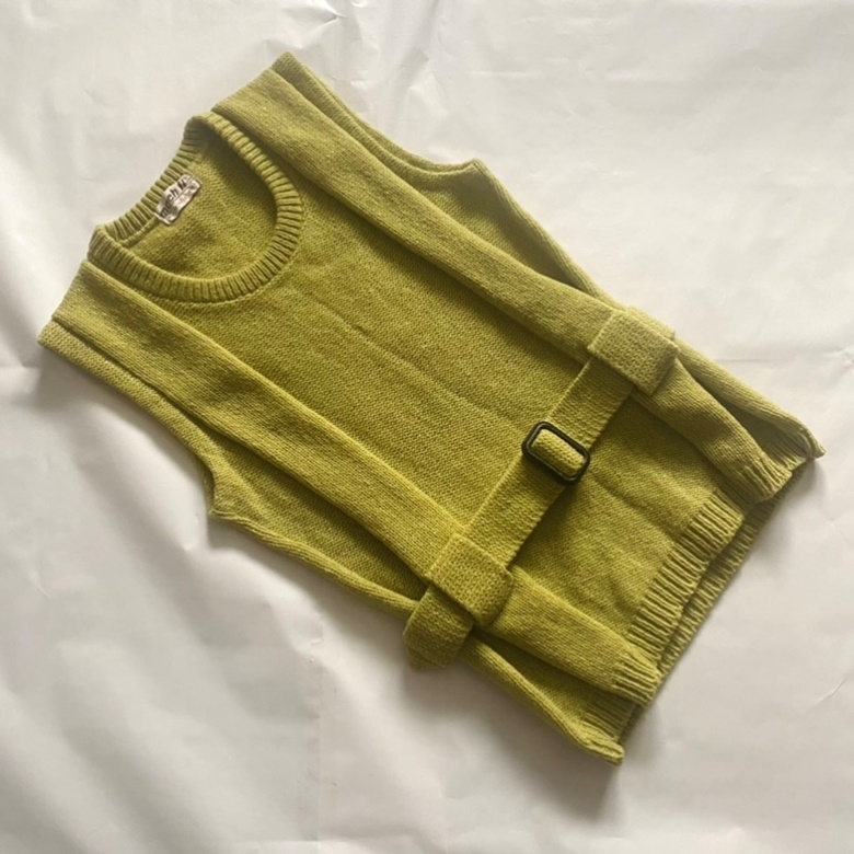 Vintage 70’s Lime Green Mach II by Arrow Comfy Knit Sweater Vest - Amber's  Attick's Ko-fi Shop
