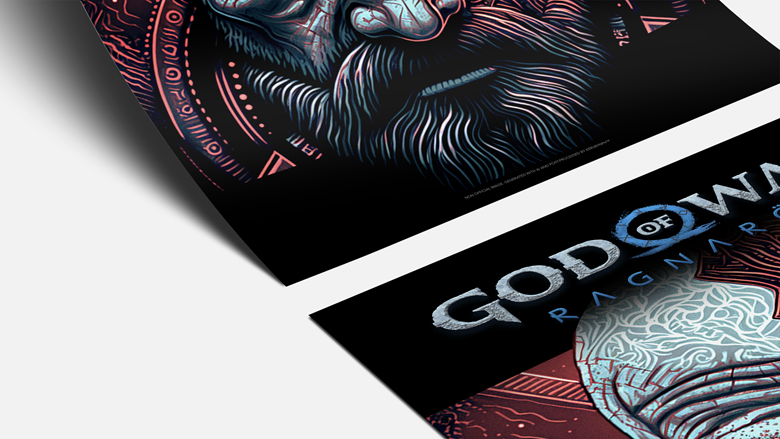 Tableau God Of War 81 God Of War Gaming Toile Avec cadre - ProduitPOD