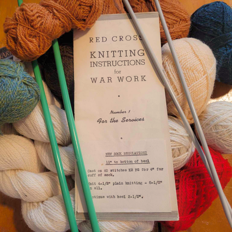 WWII Red Cross Knitting Booklet no. 1 - HBenisonHistory's Ko-fi Shop ...