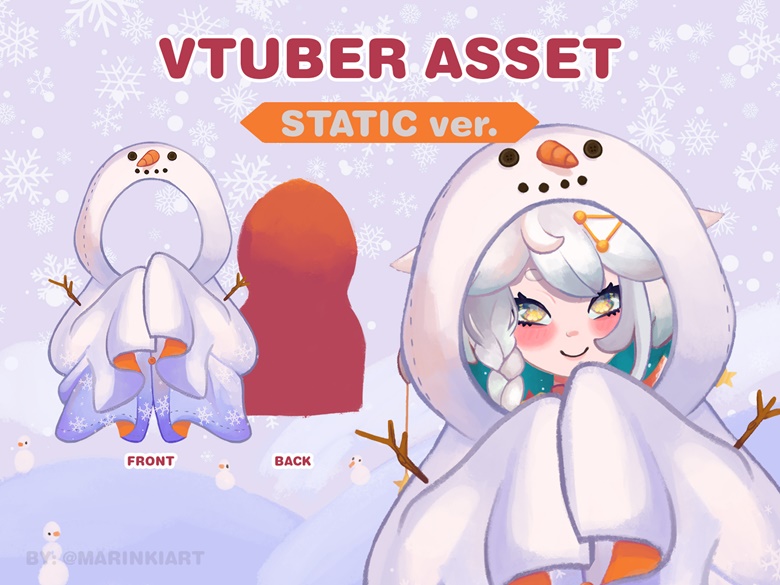 vtuber-asset-snowman-winter-theme-blanket-static-version-marinki