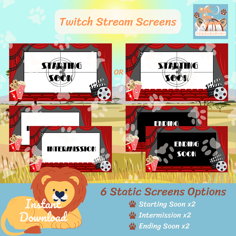 Dark Tropical Stream Overlay Set - Carly Smallbird's Ko-fi Shop