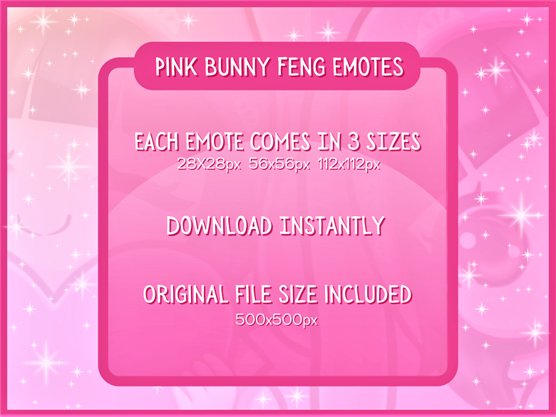 Bunny on the moon badges / Emotes / Stream Badges / Discord Emotes –  JPWonderland