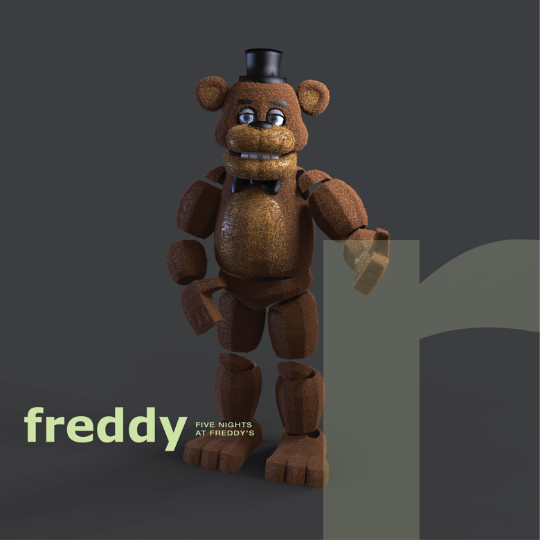 fnaf papercraft  Freddy Fazbear Plush Template by