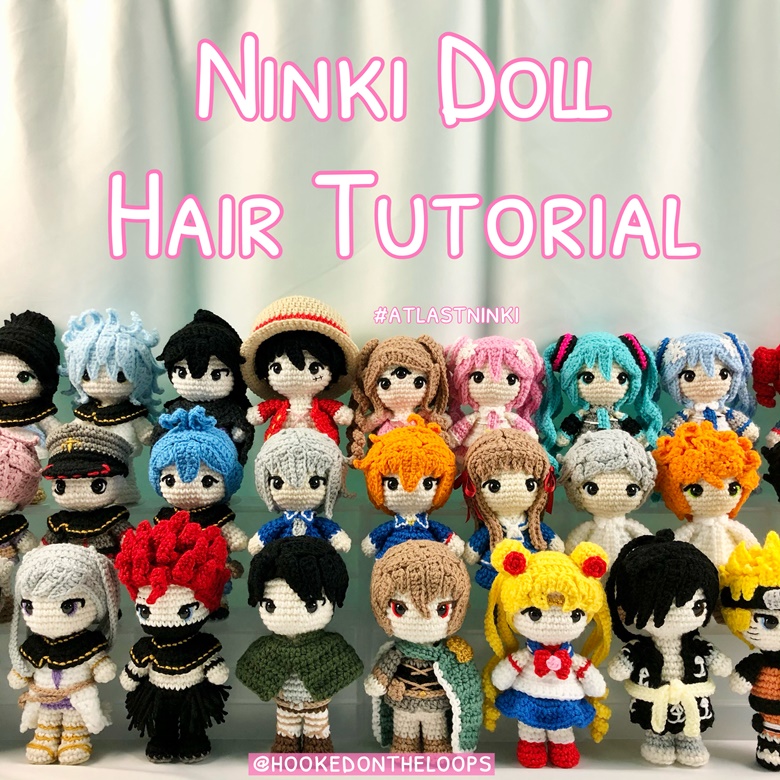 Ninki Hairstyle Tutorial - Crochet Made Cuties's Ko-fi Shop - Ko-fi ️ ...