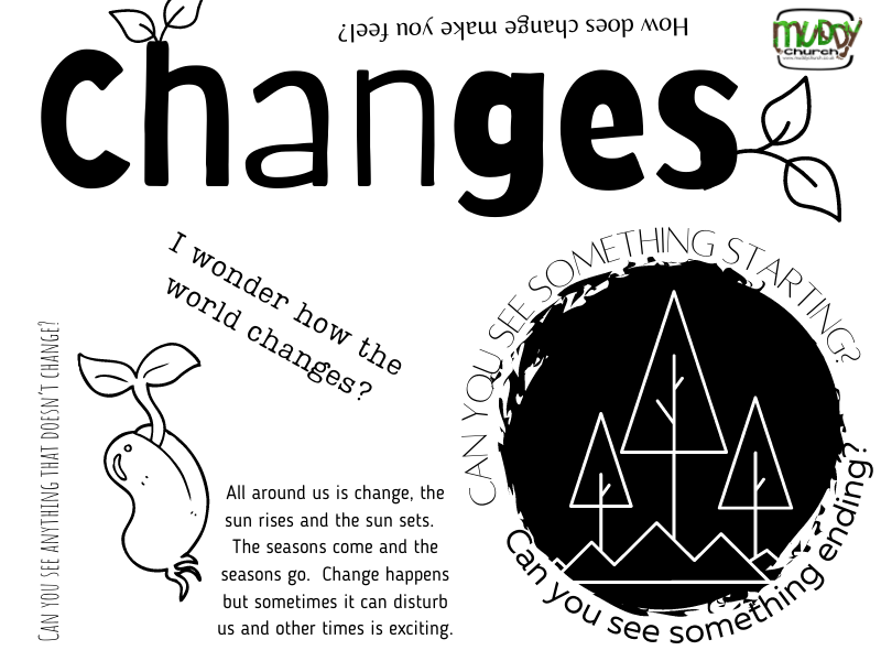 4 Part Changes Transition Pack FOR SCHOOL (digital download) - Muddy ...