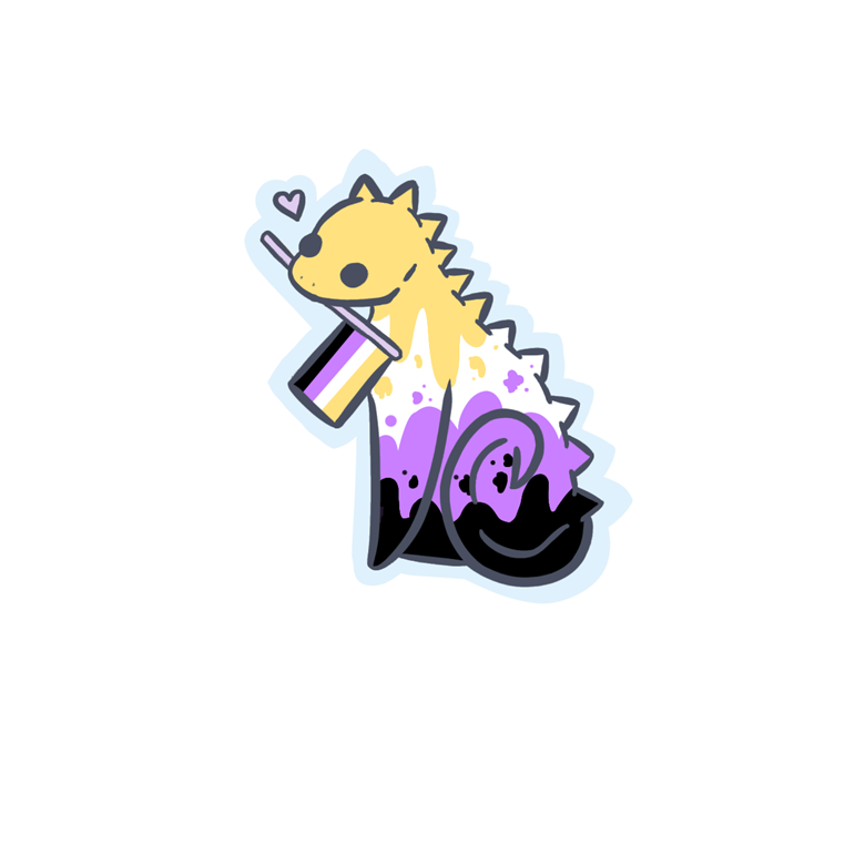 Pride dino stickers - 𝔬𝔣𝔣𝔟𝔢𝔞𝔱 𝔬𝔡𝔡𝔦𝔱𝔦𝔢𝔰's Ko-fi Shop - Ko-fi  ❤️ Where creators get support from fans through donations, memberships,  shop sales and more! The original 'Buy Me a Coffee' Page.