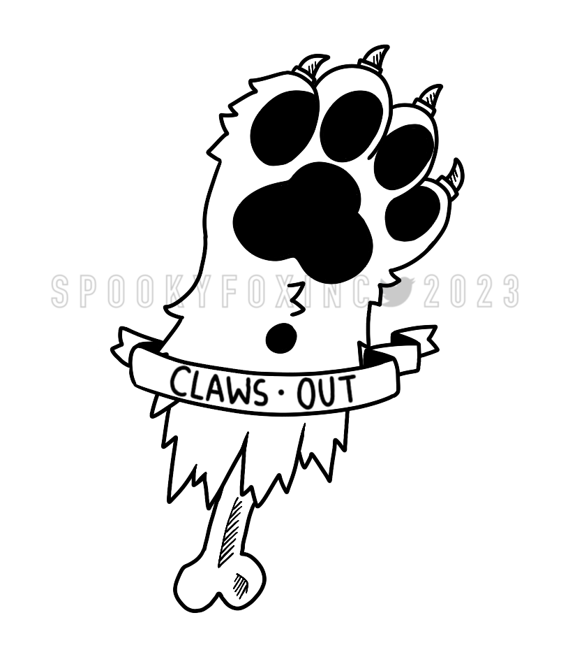 Tattoo Ticket - Claws Out! - spookyfoxinc's Ko-fi Shop - Ko-fi ️ Where ...