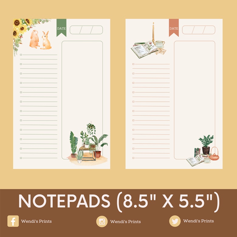 FREE Notepad Templates - Wendi's Prints's Ko-fi Shop
